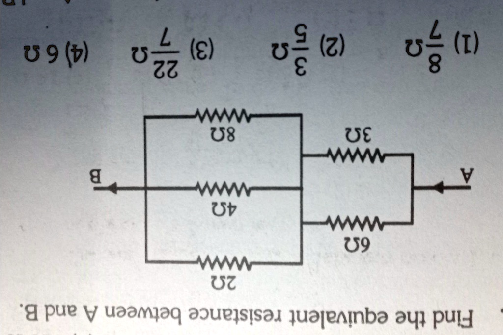 SOLVED: 'find The Equivalent Resistance Between A And B'