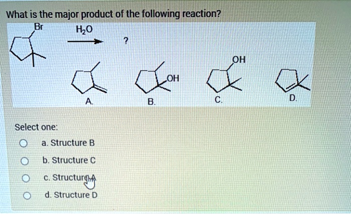 SOLVED: What Is The Major Product Of The Following Reaction? Hzo OH OH ...