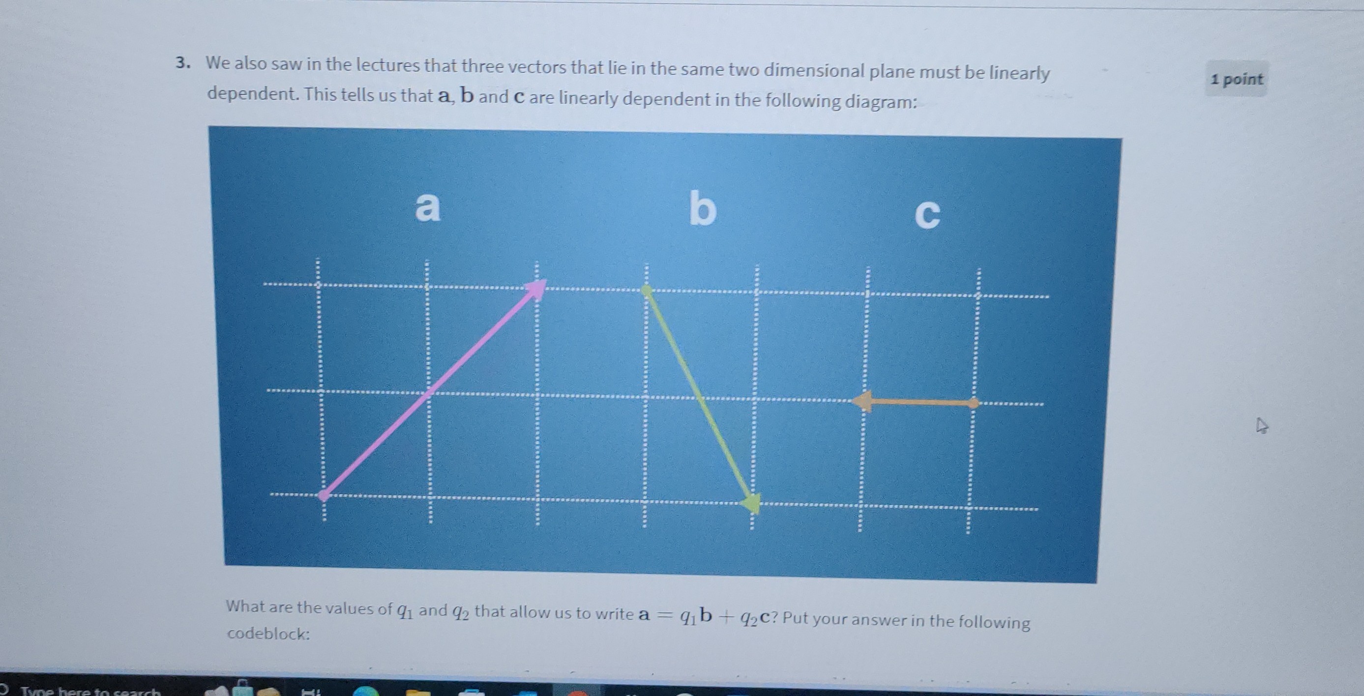 3. We Also Saw In The Lectures That Three Vectors That Lie In The Same ...