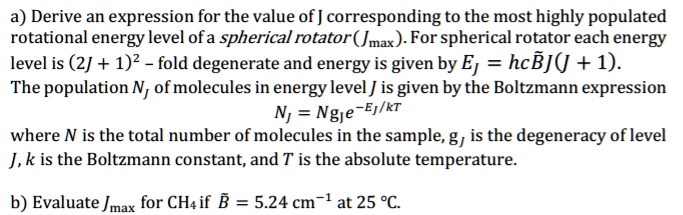 SOLVED: a) Derive an expression for the value of ] corresponding to the ...