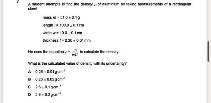 Babe Attempts T0 Find The Density Of Aluminium By Taking