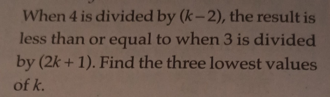 is 4 divided by 2 3 less than 1
