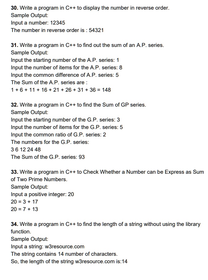 C Program: Check whether a number is a palindrome or not - w3resource