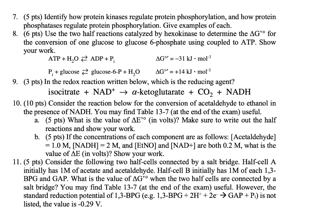 SOLVED 7. Identify how protein kinases regulate protein phosphorylation; and how protein