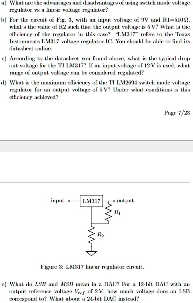 a) What are the advantages and disadvantages of using switch mode
