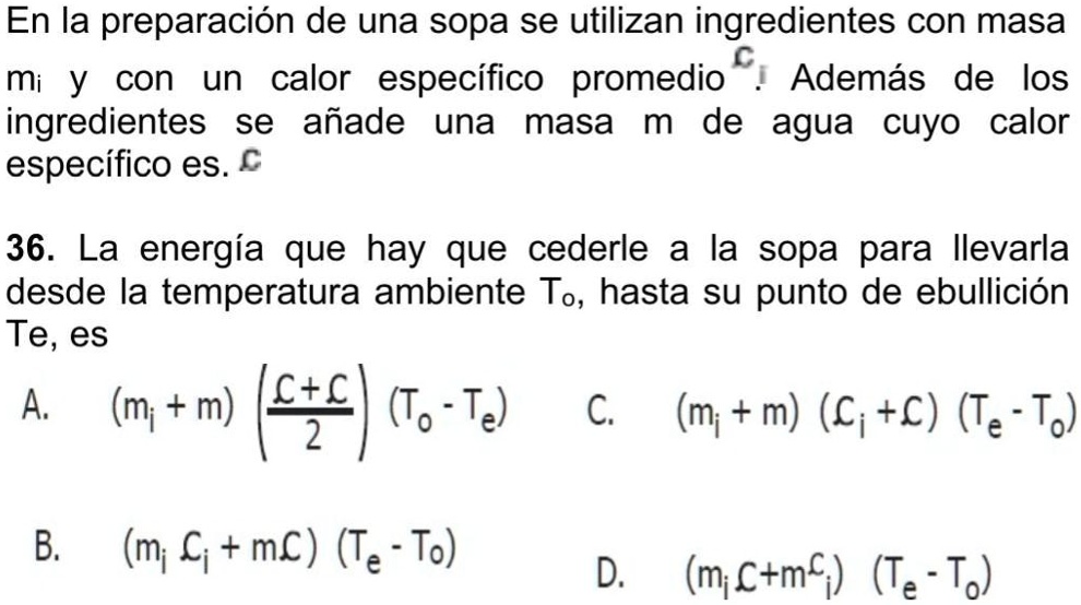 SOLVED: Cual de las siguientes opciones es la respuesta correcta y ...