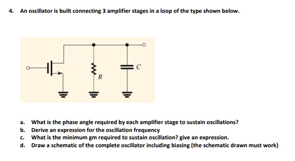SOLVED: 'please answer all parts An oscillator built connecting ...