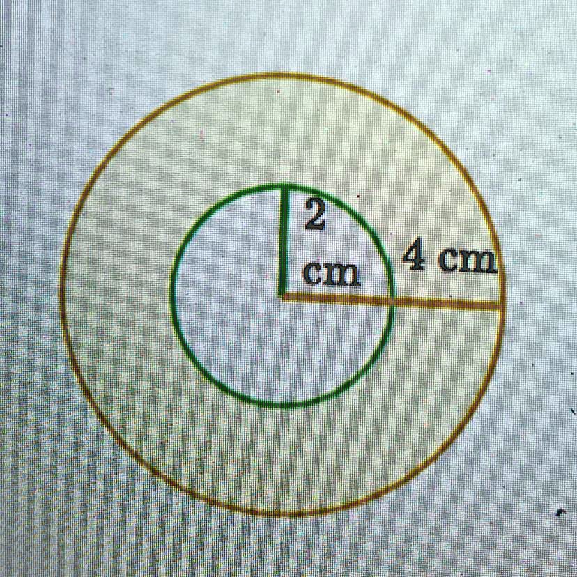 area of circle with radius 2 cm