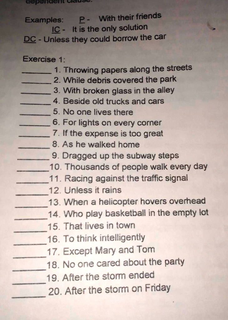 [GET ANSWER] a in the spaces to the left of each number write p for ...