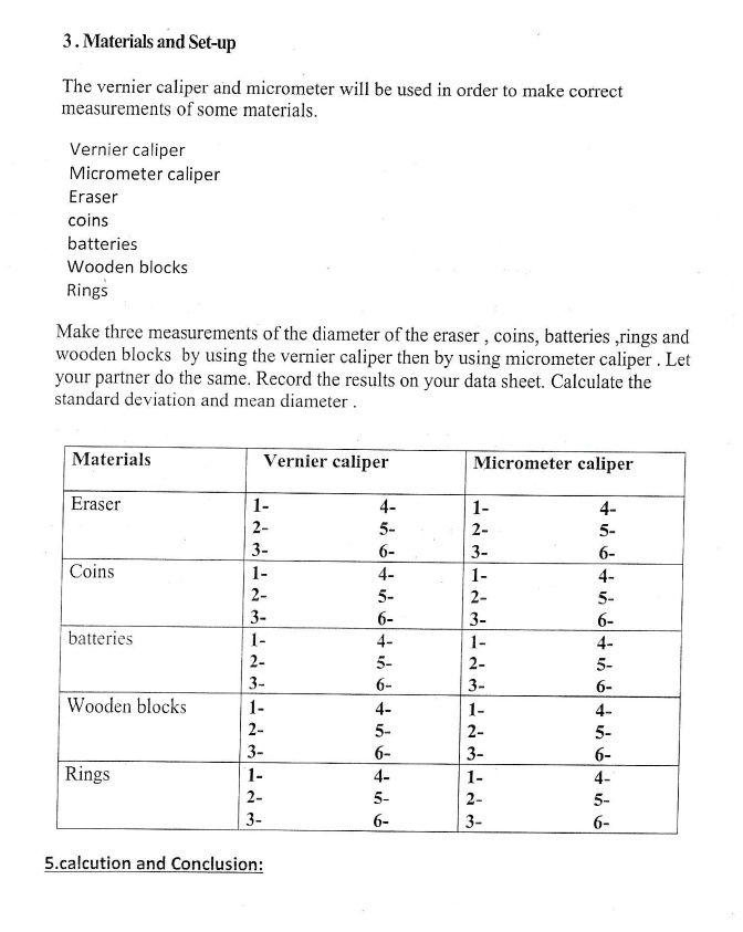 Difference between vernier sale caliper and micrometer