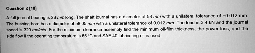 solved-question2-18-a-full-journal-bearing-is-28-mm-long-the-shaft