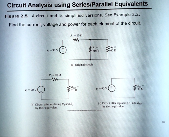 circuit analysis using seriesparallel equivalents figure 25 a circuit ...
