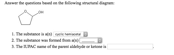 SOLVED: Answer the questions based on the following structural diagram ...