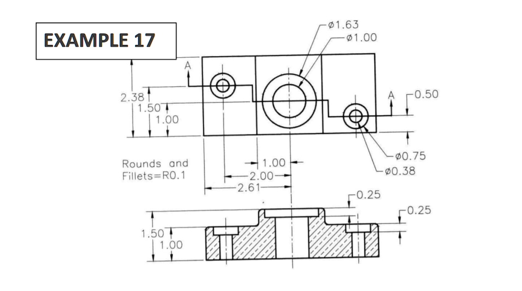 SOLVED: 'Please draw the following object on AutoCad and upload the ...