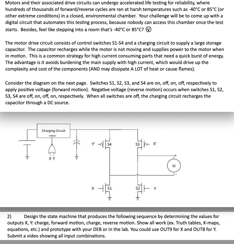 [GET ANSWER] Motors and their associated drive circuits can undergo ...