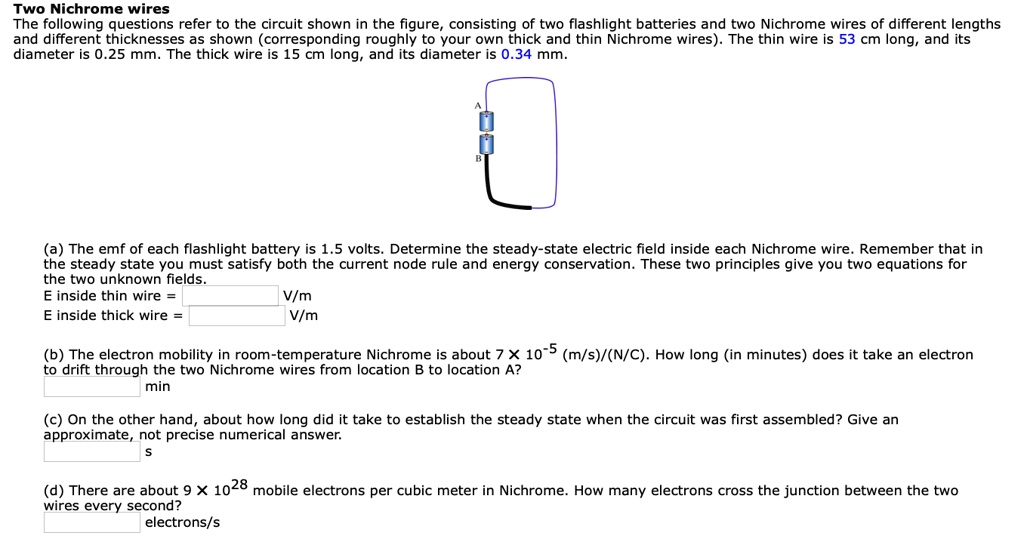 solved-text-two-nichrome-wires-the-following-questions-refer-to-the