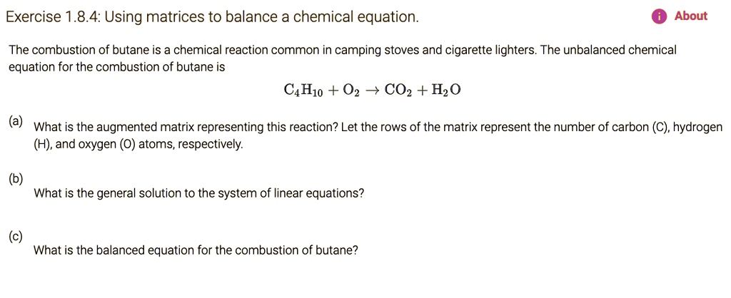 matrix chemical equation balancer