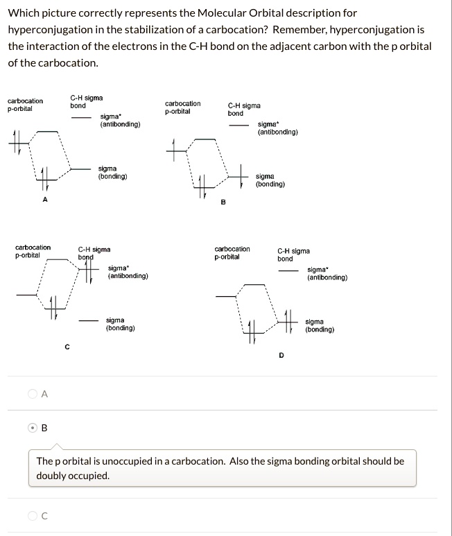SOLVED Which picture correctly represents the Molecular Orbital