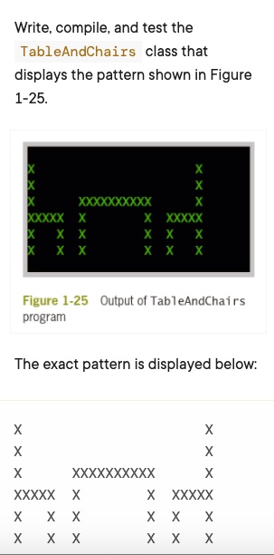 VIDEO Solution: Write, Compile, And Test The TableAndChairs Class That ...