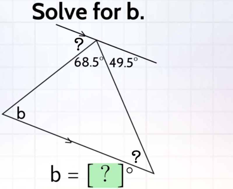 SOLVED: Solve For All Missing Indicated With The "?", Starting With B ...