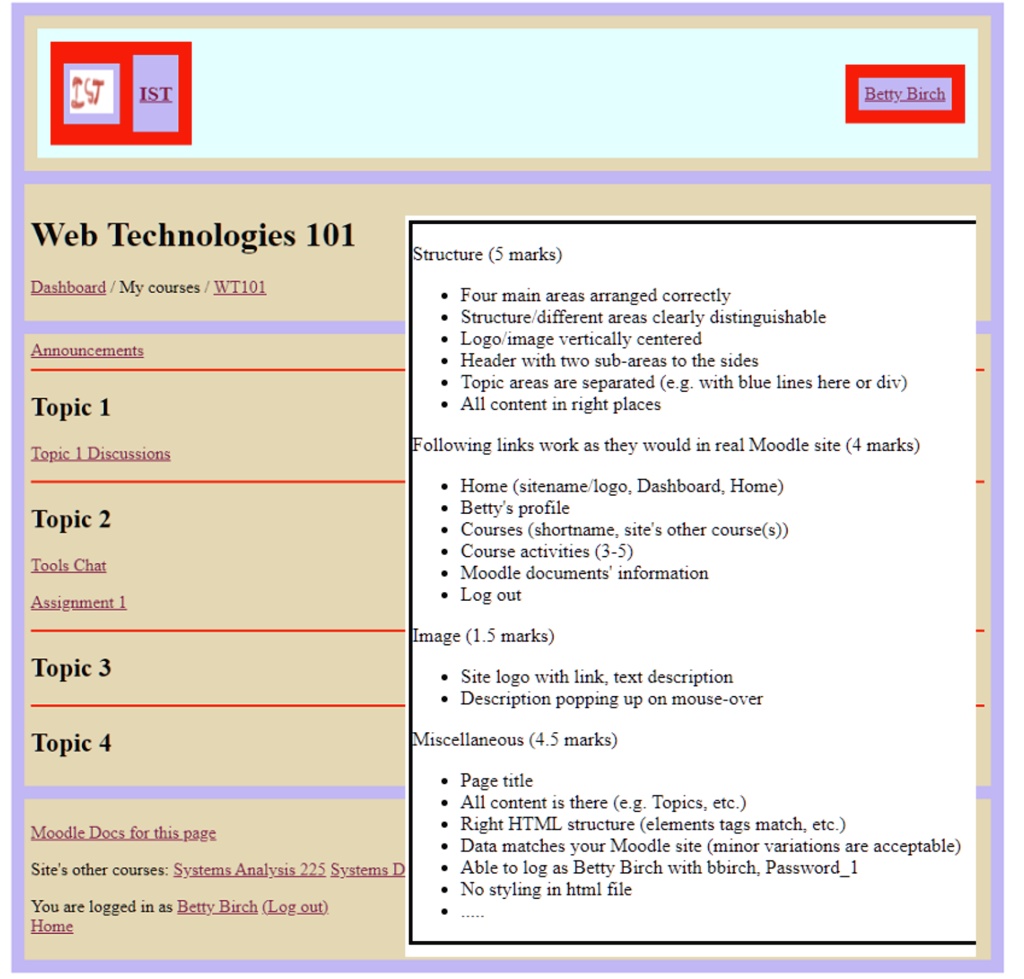 SOLVED: Texts: Your task is to write HTML and CSS for the display of a ...