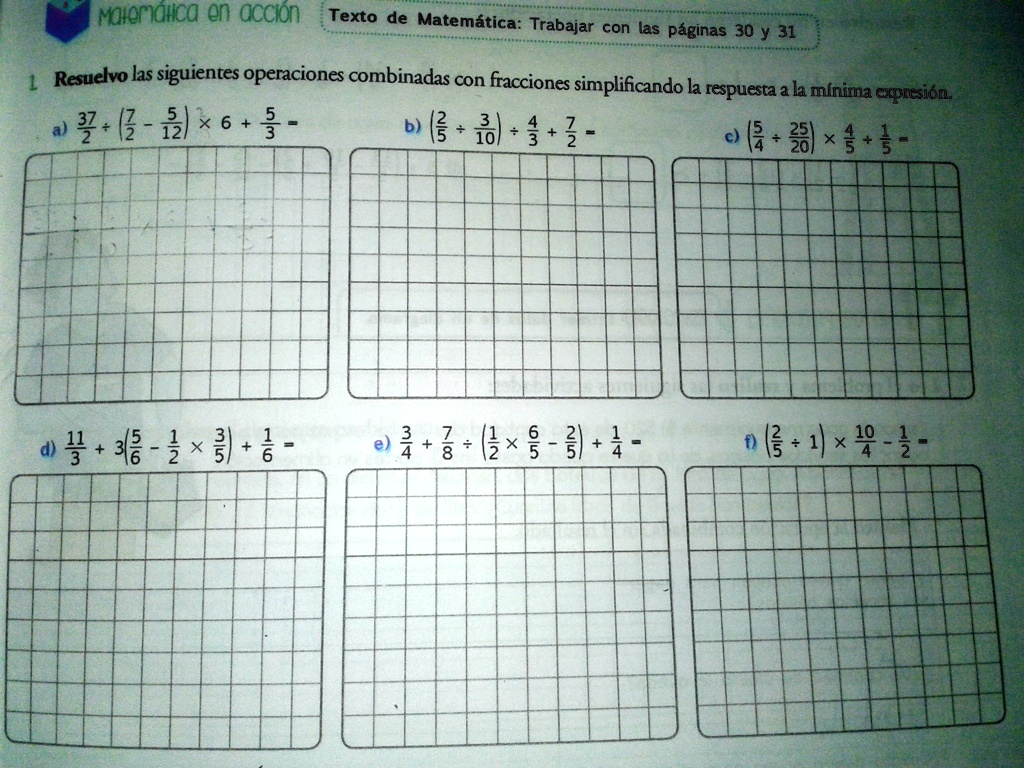 Simplificar Fracciones interactive activity