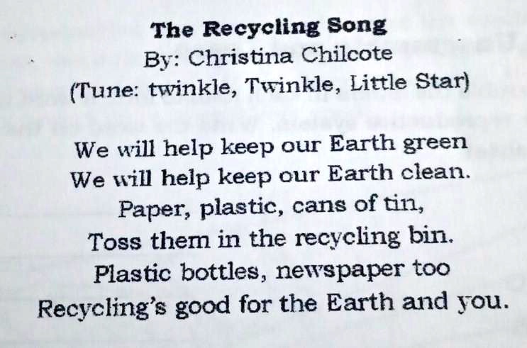 What are the solid waste materials that can be recycled as identified ...