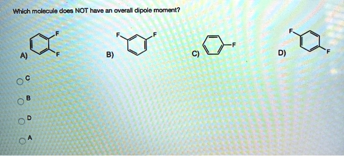 which molecule does not have an overall dipole moment 47368