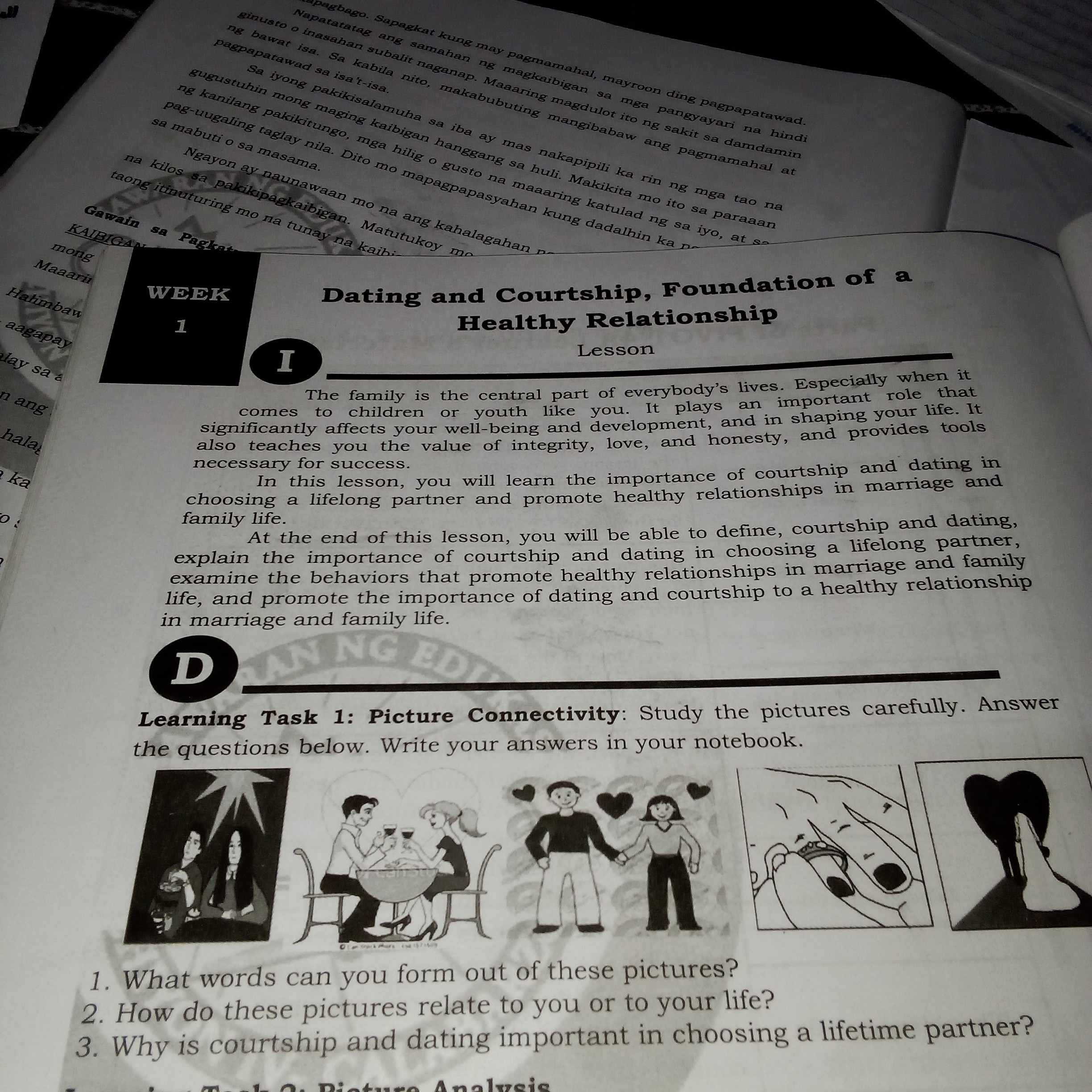 SOLVED LEAENING TASK 1 PICTURE CONNECTIVITY study the picture