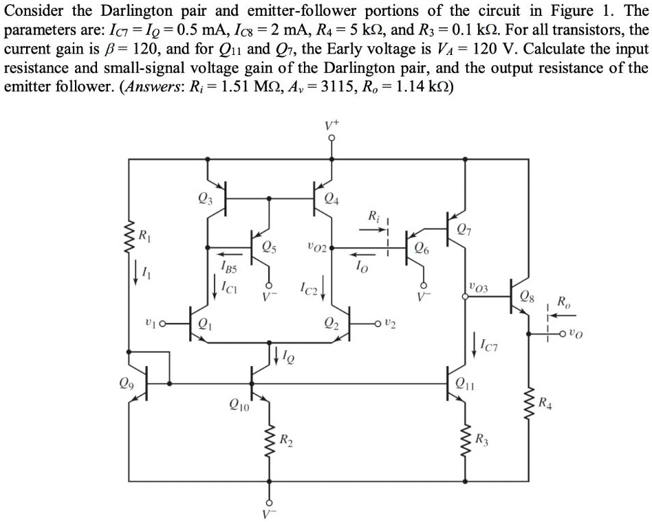 SOLVED MULTISTAGE AMPLIFIERS Please Show the Steps Clearly. Consider