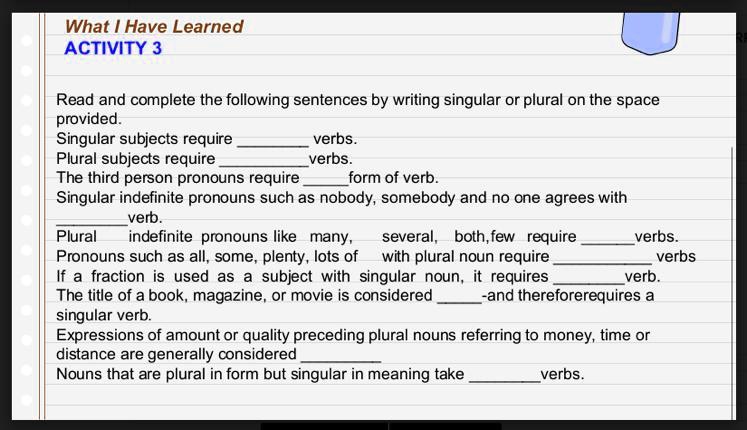 Plural and Singular Nouns: Comprehensive Expression