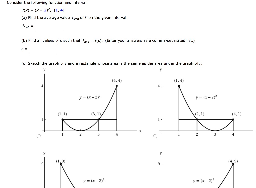 Consider The Following Function And Interval F X Itprospt