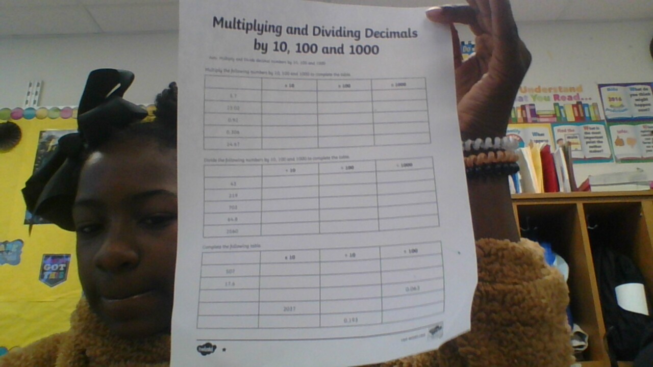 Get Answer Multiplying And Dividing Decimals By 10 100 And 1000 Get Answer Multiplying And Dividing Decimals By 10 100 And 1000