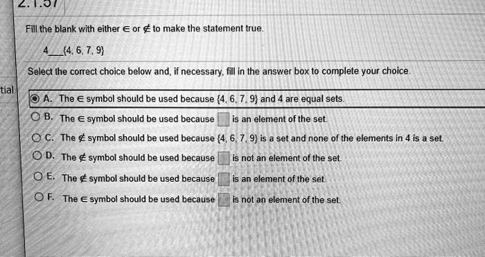 Fill the blank with either ? or ? to make the statement...