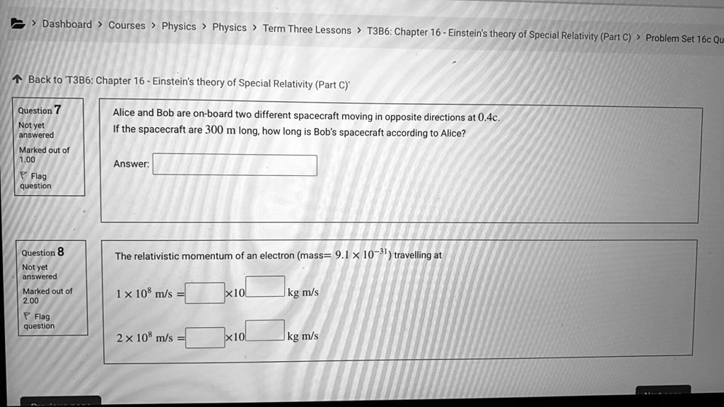 SOLVED:Dashboard Courses Physics Physics Term Three Lessons T3B6 ...