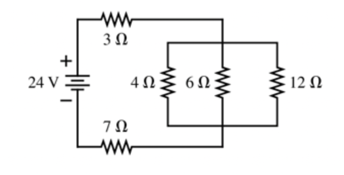 For The Circuit Shown In Figure Below Find The Current Through And The Potential Difference 9054