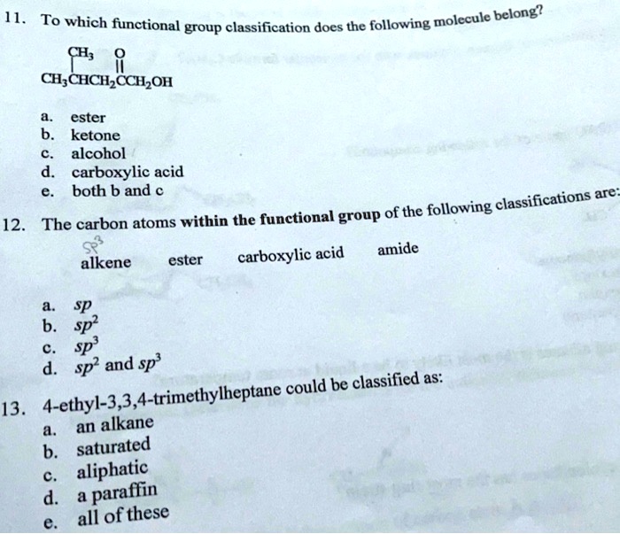 solved-11-molecule-belong-to-which-functional-group-classification