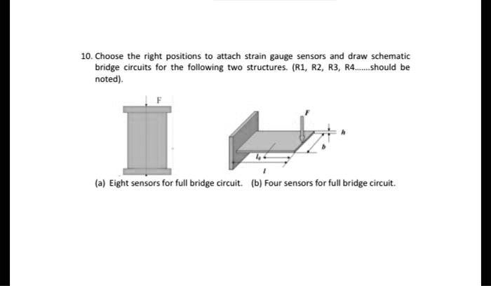 Video Solution: Choose The Right Positions To Attach Strain Gauge 