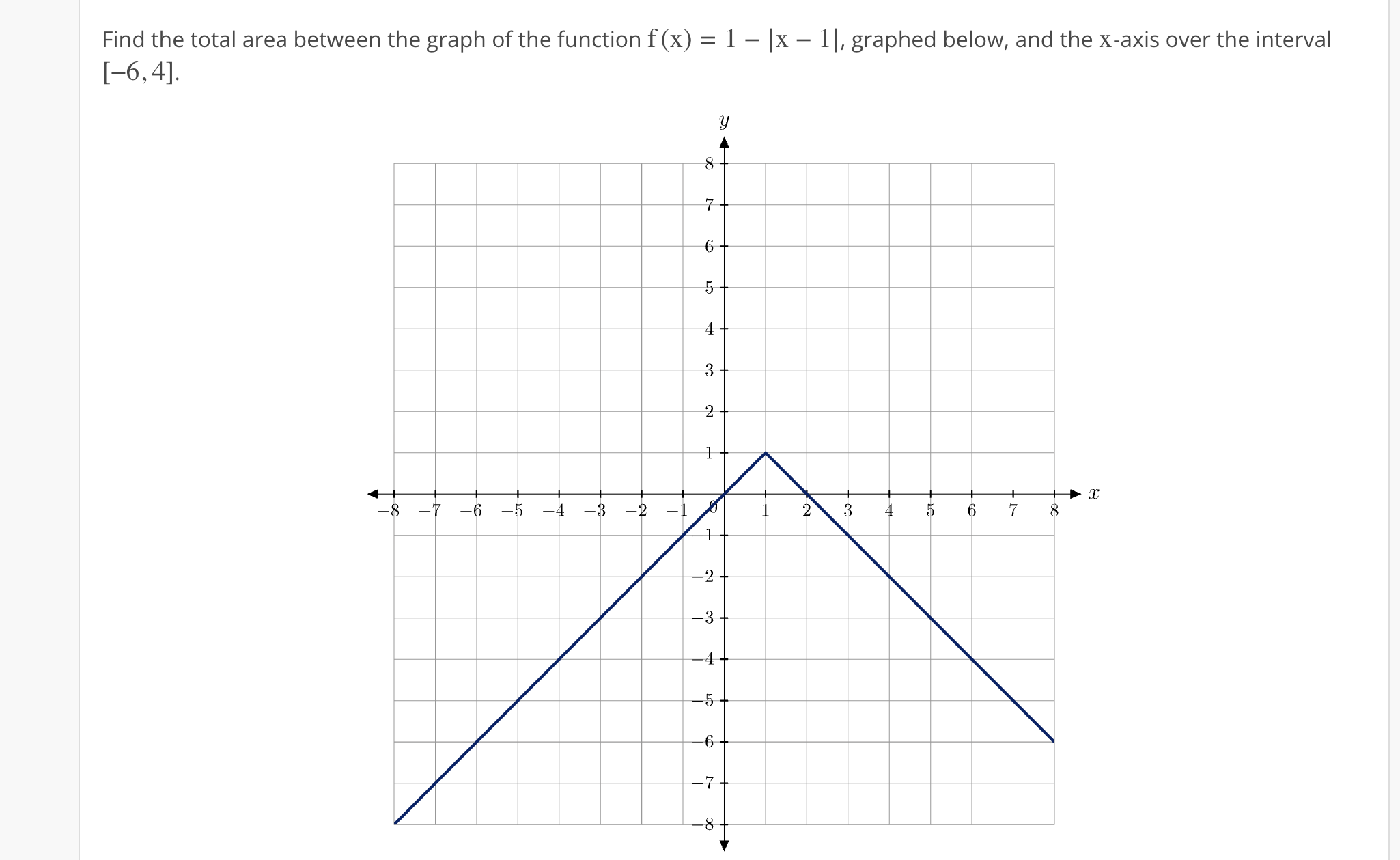 solved-find-the-total-area-between-the-graph-of-the-function-f-x-1-x