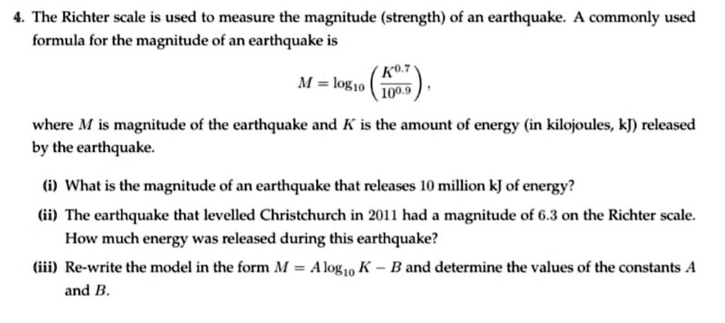 1 Example of the calculation of the Richter magnitude (M L ) of a local