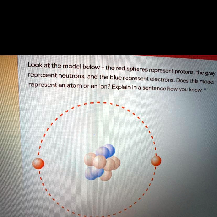 SOLVED '1 point Look at the model below the red spheres represent