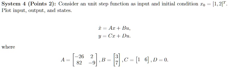 SOLVED: Simulate the following systems in MATLAB/Simulink platform ...
