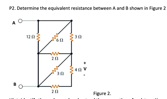 SOLVED: Determine The Equivalent Resistance Between A And B: P2 ...