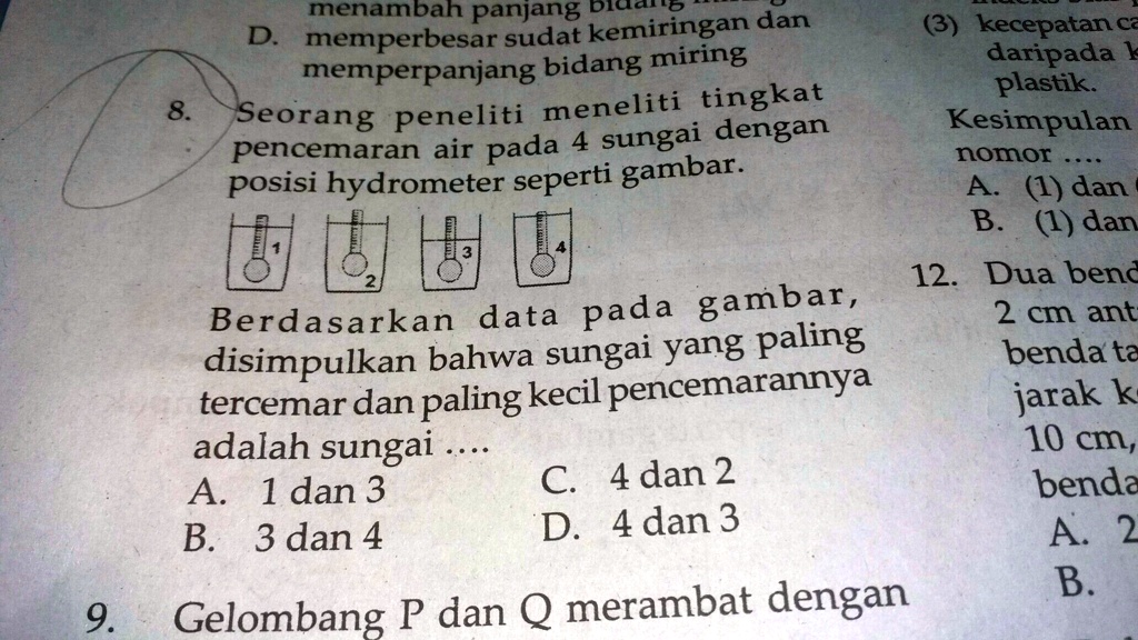 SOLVED: Ini Jawabannya Apa Ya? Dan Cara Membaca Hydrometer Gmn Ya ...