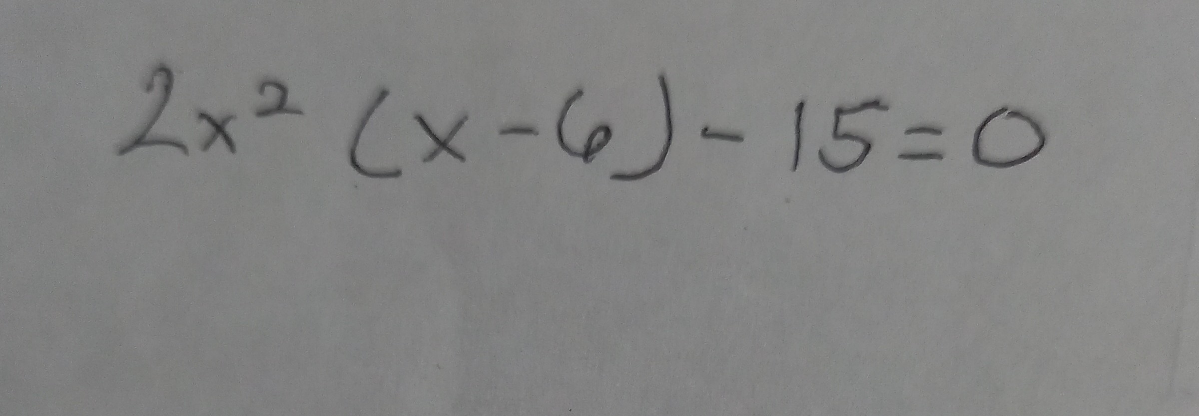 SOLVED 2 X 2 x 6 15 0