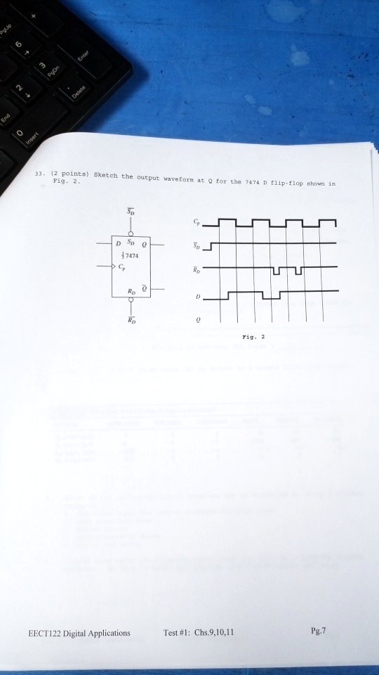 VIDEO solution: Fig. 2. Sp Sp 7474 Sp Rp R. EECT122 Digital ...