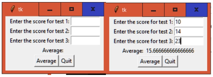 SOLVED: using the Tkinter library in python creates a window that ...