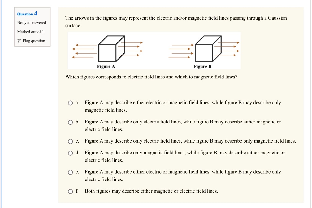Question 4 Not yet answered Marked out of 1 Flag question The arrows in ...