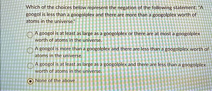 Which is greater? The number of atoms in the universe or the