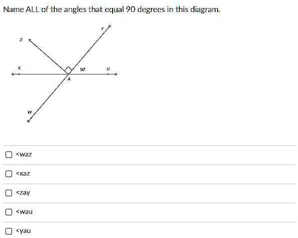 2 angles that equal 90 degrees